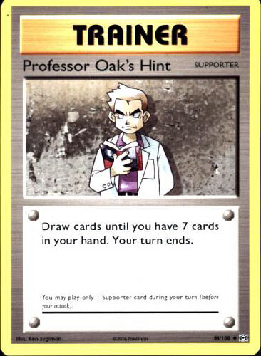 Professor Oak's Hint - (Evolutions)