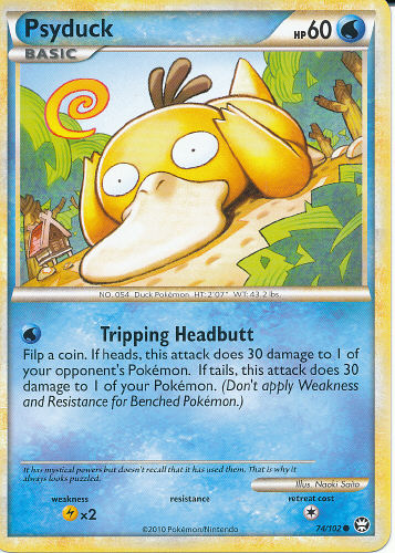 Psyduck - (HS - Triumphant)