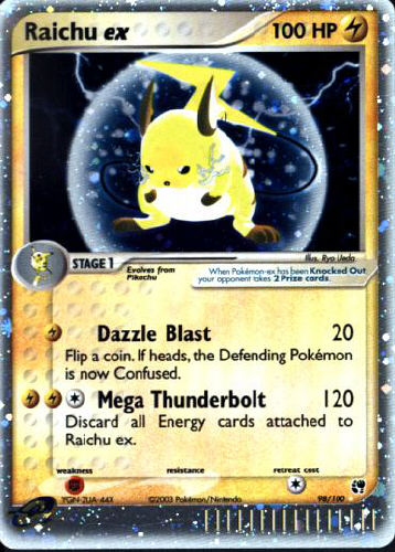 Raichu ex - (EX Sandstorm)