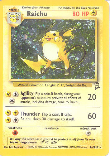 Raichu - (Base Set 2)