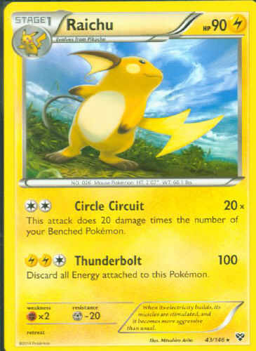 Raichu - (XY)