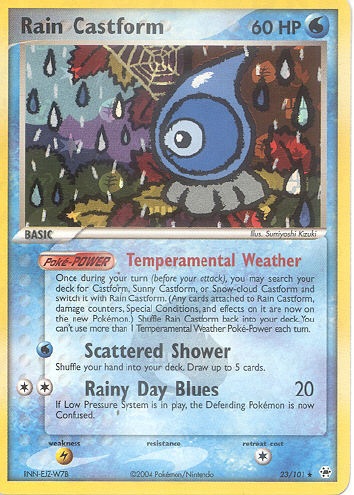 Rain Castform - (EX Hidden Legends)