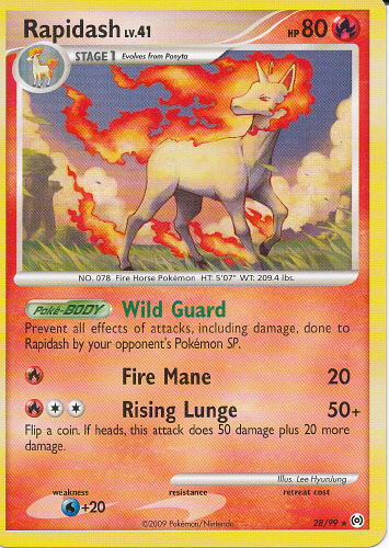 Rapidash - (Platinum - Arceus)