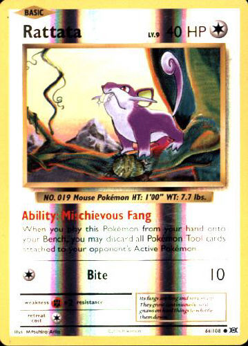 Rattata (Reverse Holo) - (Evolutions)