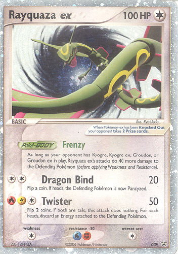 Rayquaza ex - (Nintendo Black Star Promos)