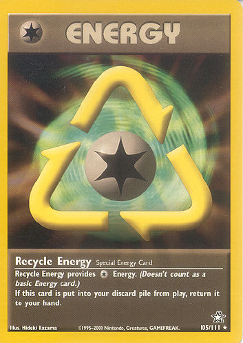 Recycle Energy (Special Energy Card) - (Neo Genesis)