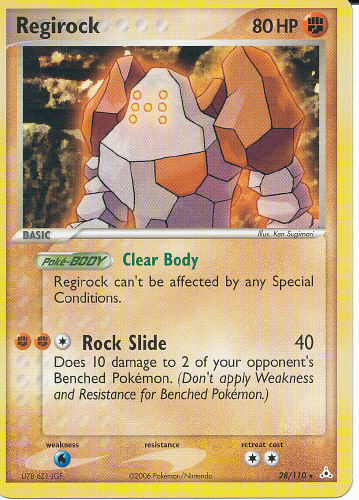 Regirock - (EX Holon Phantoms)