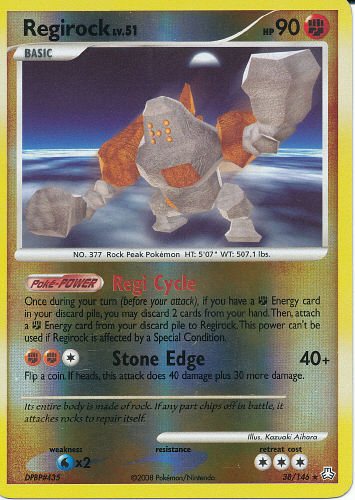 Regirock (Reverse Holo) - (DP - Legends Awakened)