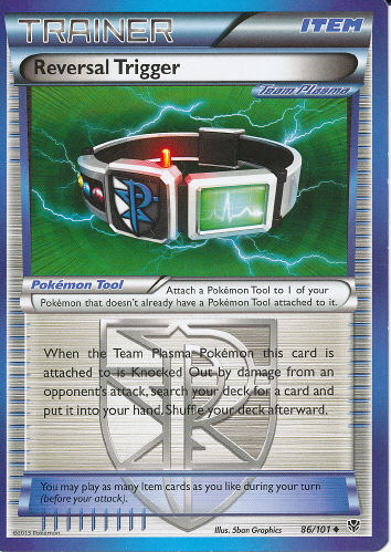Reversal Trigger Team Plasma (Pokémon Tool) - (Plasma Blast)