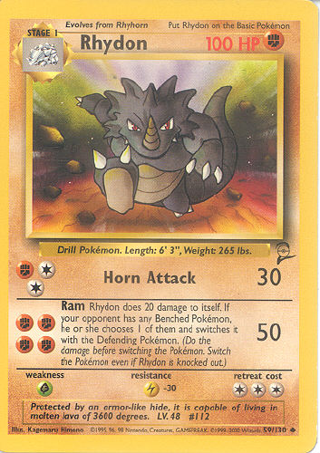 Rhydon - (Base Set 2)