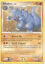 Rhydon - (Diamond And Pearl Base Set)