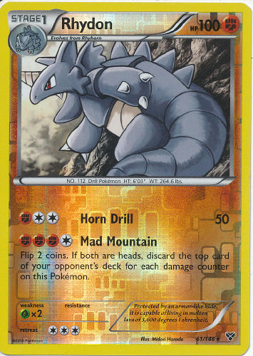 Rhydon (Reverse Holo) - (XY)