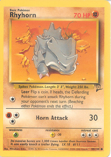 Rhyhorn - (Base Set 2)