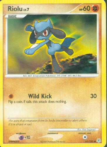 Riolu - (Diamond And Pearl Base Set)