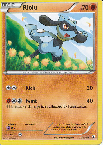 Riolu - (Plasma Storm)