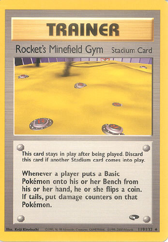 Rocket's Minefield Gym - (Gym Challenge)