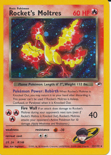 Rocket's Moltres - (Gym Heroes)