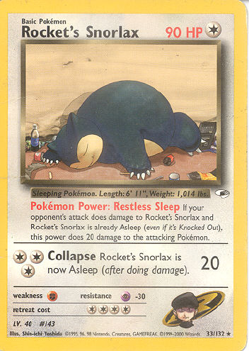 Rocket's Snorlax - (Gym Heroes)