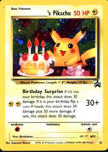 _______'s Pikachu - (Wizards Black Star Promo)