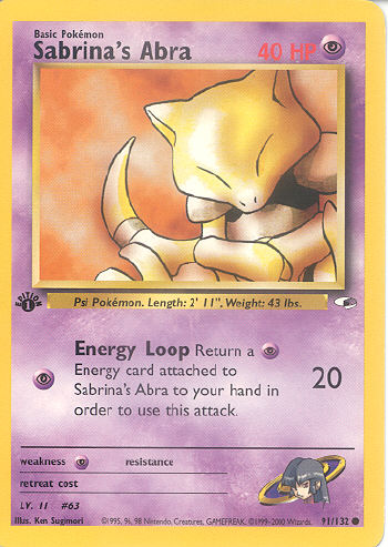 Sabrina's Abra - (Gym Heroes)