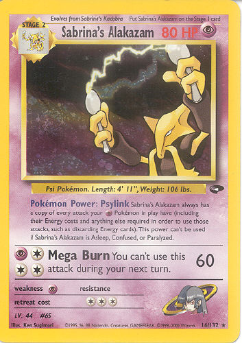 Sabrina's Alakazam - (Gym Challenge)
