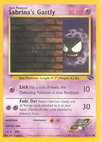 Sabrina's Gastly - (Gym Challenge)