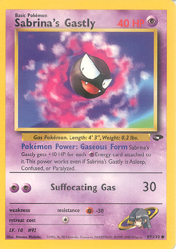 Sabrina's Gastly - (Gym Challenge)