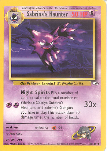 Sabrina's Haunter - (Gym Heroes)