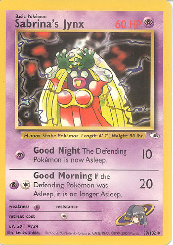 Sabrina's Jynx - (Gym Heroes)