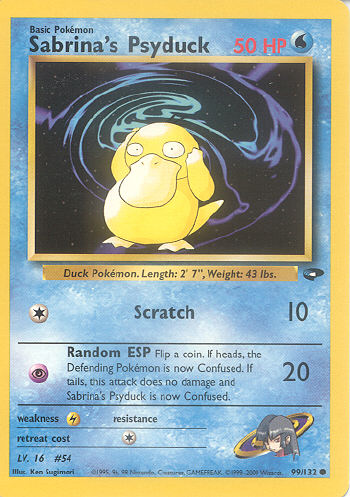 Sabrina's Psyduck - (Gym Challenge)