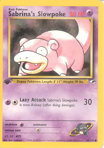 Sabrina's Slowpoke - (Gym Heroes)