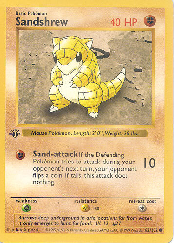 Sandshrew - (Base Set)