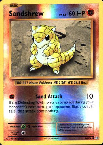 Sandshrew (Reverse Holo) - (Evolutions)