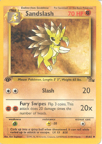 Sandslash - (Fossil)