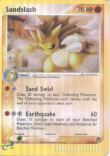 Sandslash (Reverse Holo) - (EX Sandstorm)