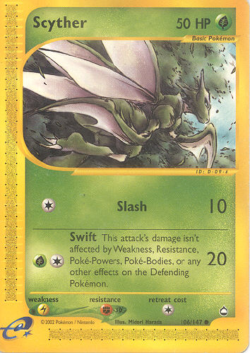 Scyther - (Aquapolis)