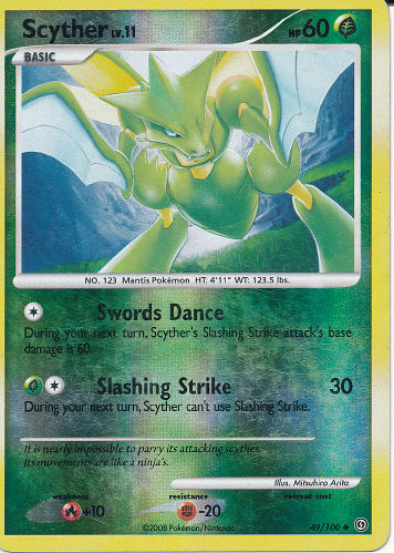 Scyther (Reverse Holo) - (DP - Stormfront)