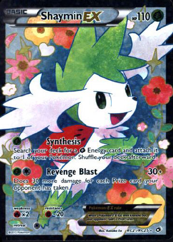 Shaymin EX Full Art - (Legendary Treasures (Radiant))