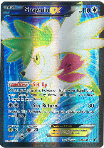 Shaymin EX Full Art - (Roaring Skies)