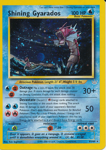 Shining Gyarados - (Neo Revelation)