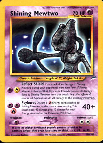 Shining Mewtwo - (Neo Destiny)