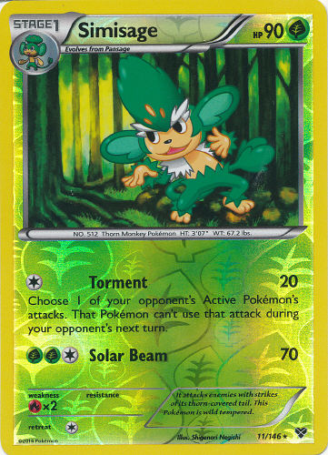 Simisage (Reverse Holo) - (XY)