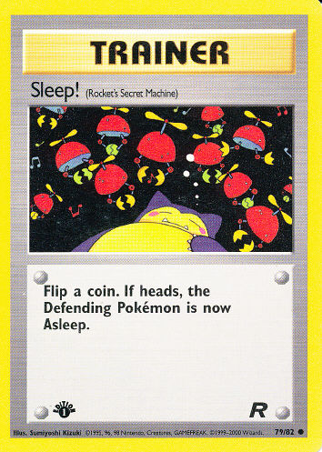 Sleep! (Rocket's Secret Machine) - (Team Rocket)