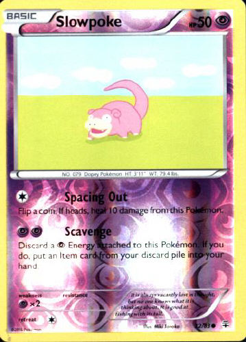 Slowpoke (Reverse Holo) - (Generations)