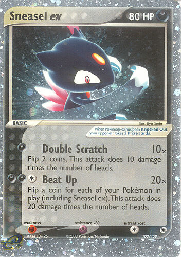 Sneasel ex - (EX Ruby And Sapphire)