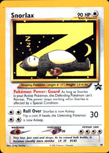 Snorlax - (Wizards Black Star Promo)