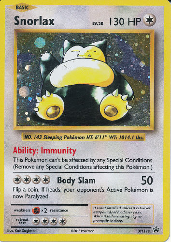 Snorlax - (XY Black Star Promos)