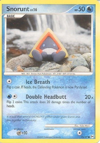 Snorunt - (Platinum - Arceus)