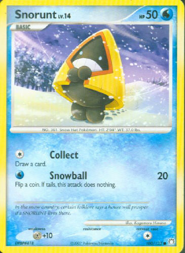 Snorunt - (DP - Mysterious Treasures)