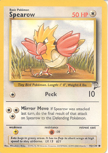 Spearow - (Base Set 2)